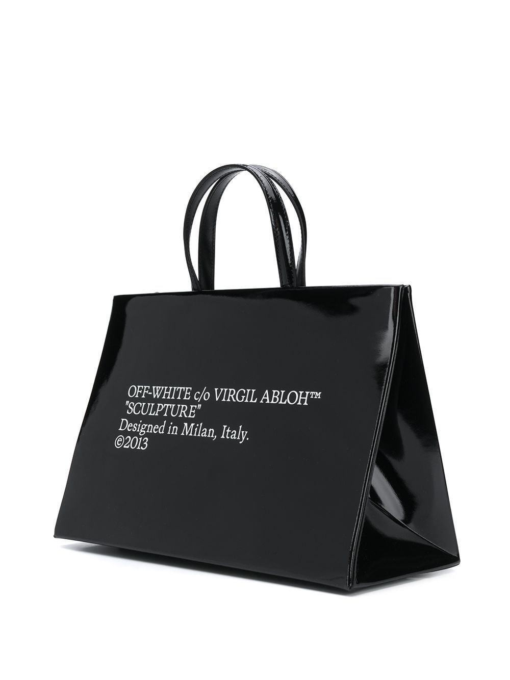 OFF-WHITE medium box bag black/white - Maison De Fashion 