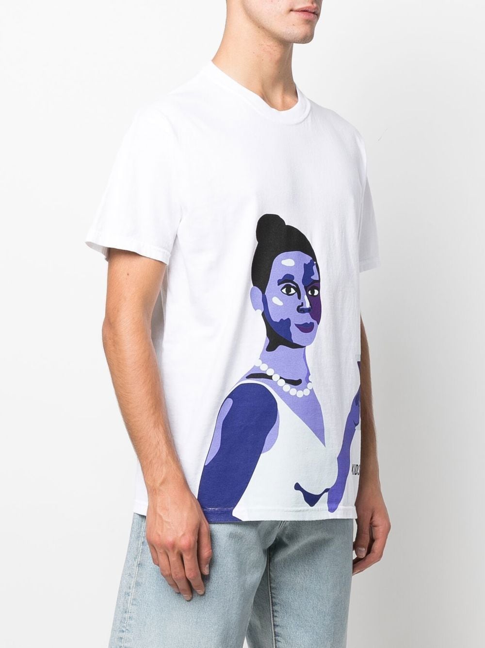 KIDSUPER Graphic-print cotton T-shirt White - MAISONDEFASHION.COM