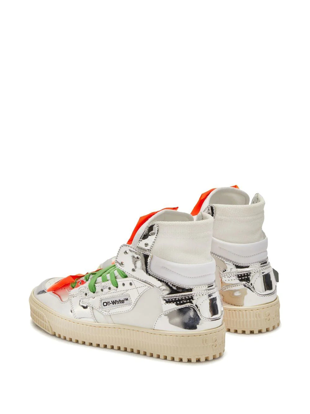 OFF WHITE WOMEN 3.0 Off Court Special Mirror Sneakers White/Silver - MAISONDEFASHION.COM