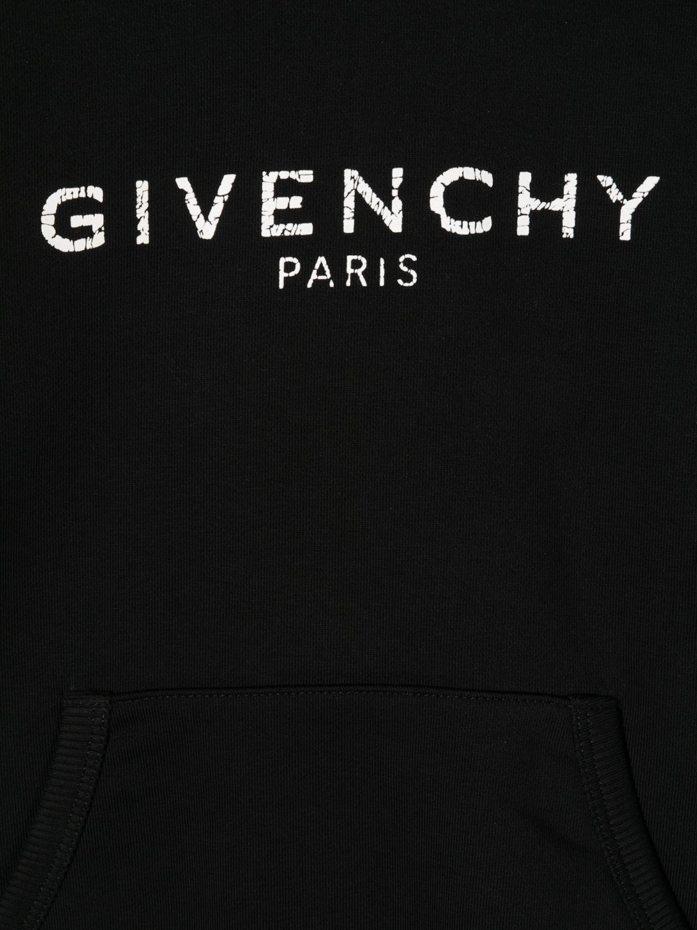 GIVENCHY KIDS Logo-print long-sleeve hoodie Black - MAISONDEFASHION.COM