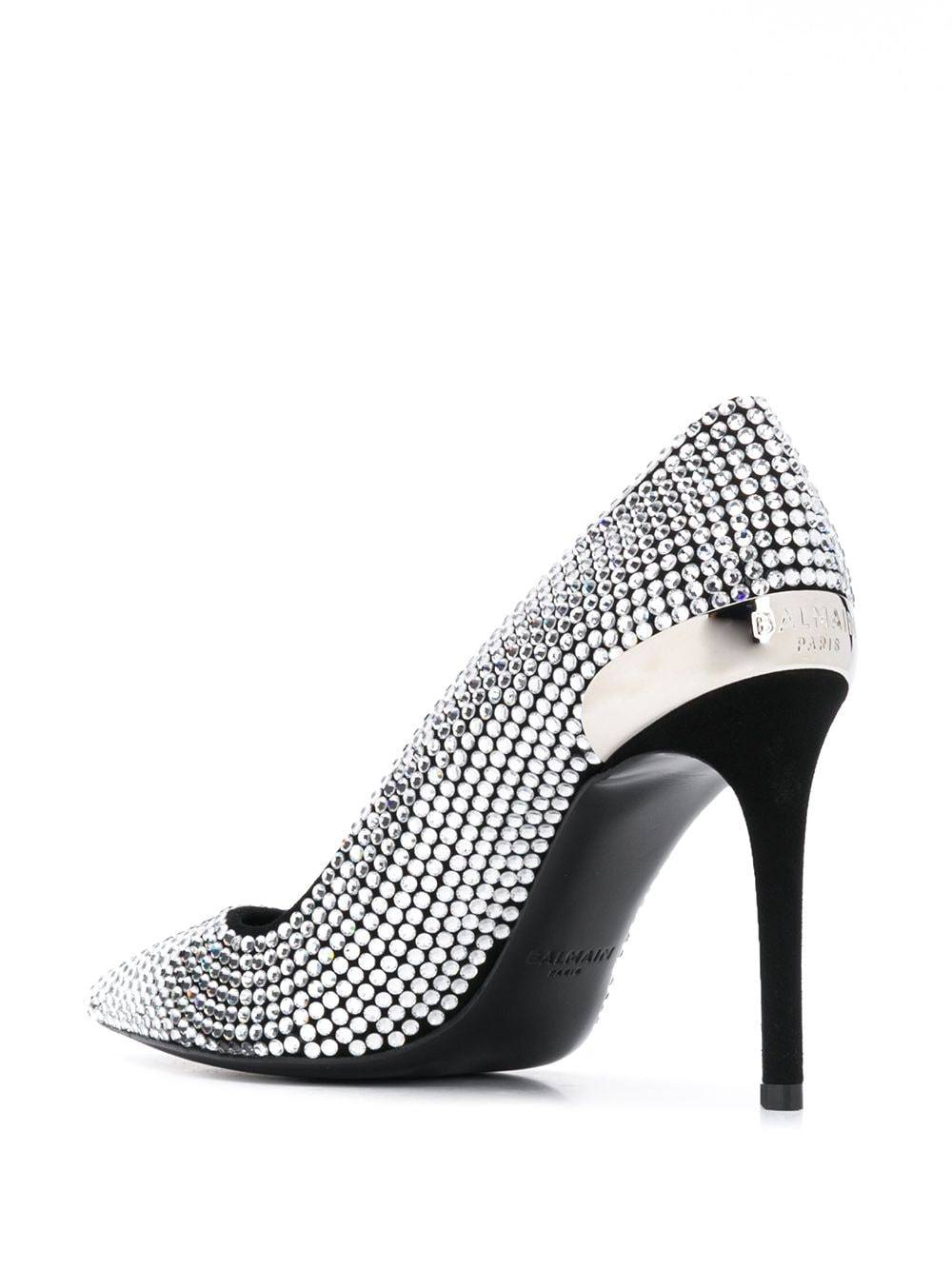 BALMAIN Crystal Heels - Maison De Fashion 