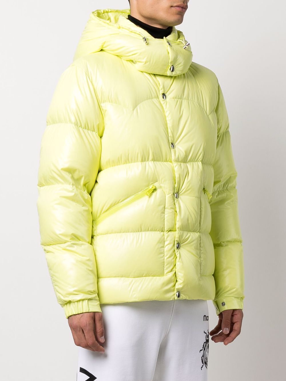 MONCLER Coutard Padded Jacket Yellow - MAISONDEFASHION.COM
