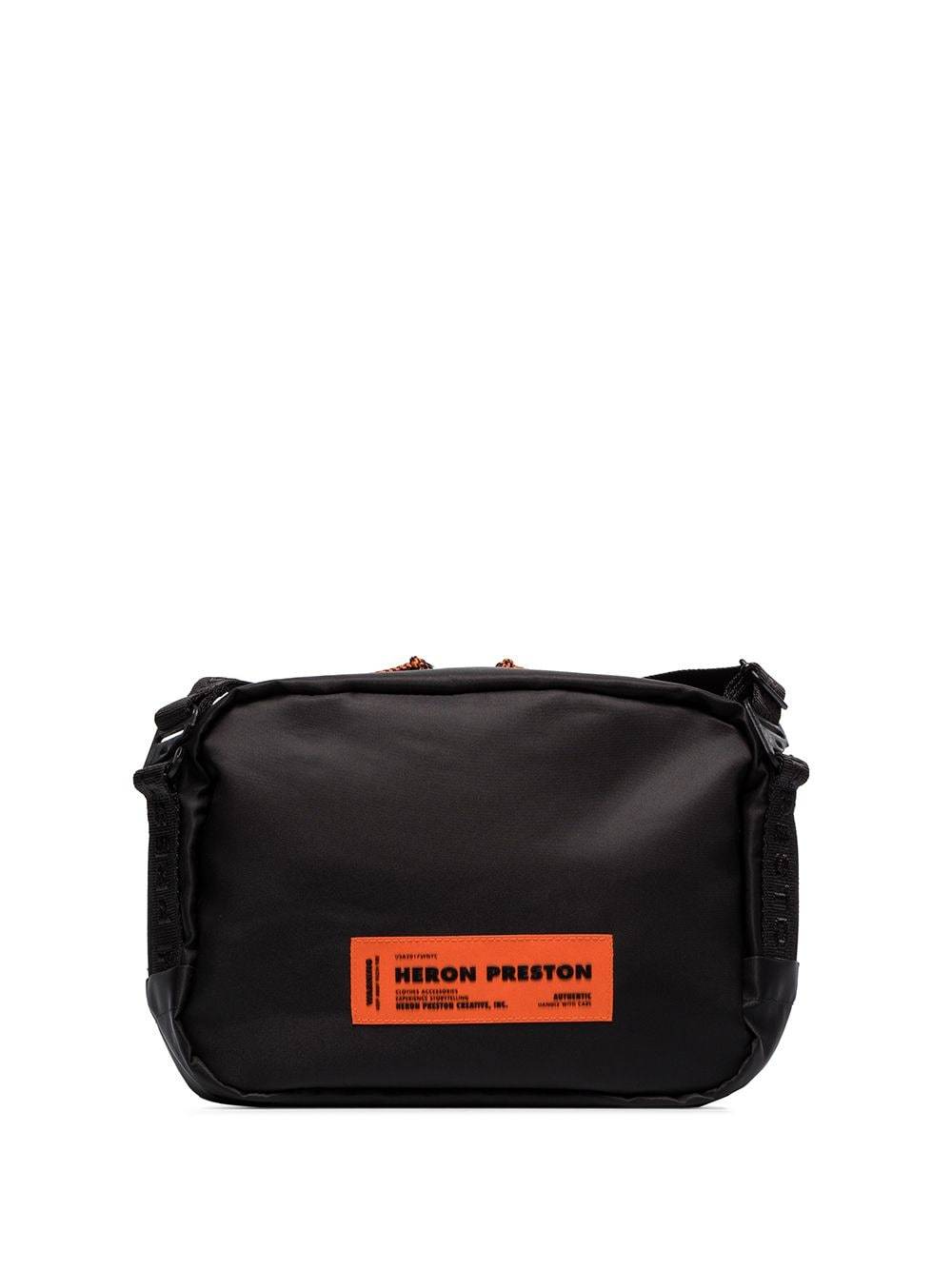 HERON PRESTON CTNMB spray print belt bag Black - Maison De Fashion 