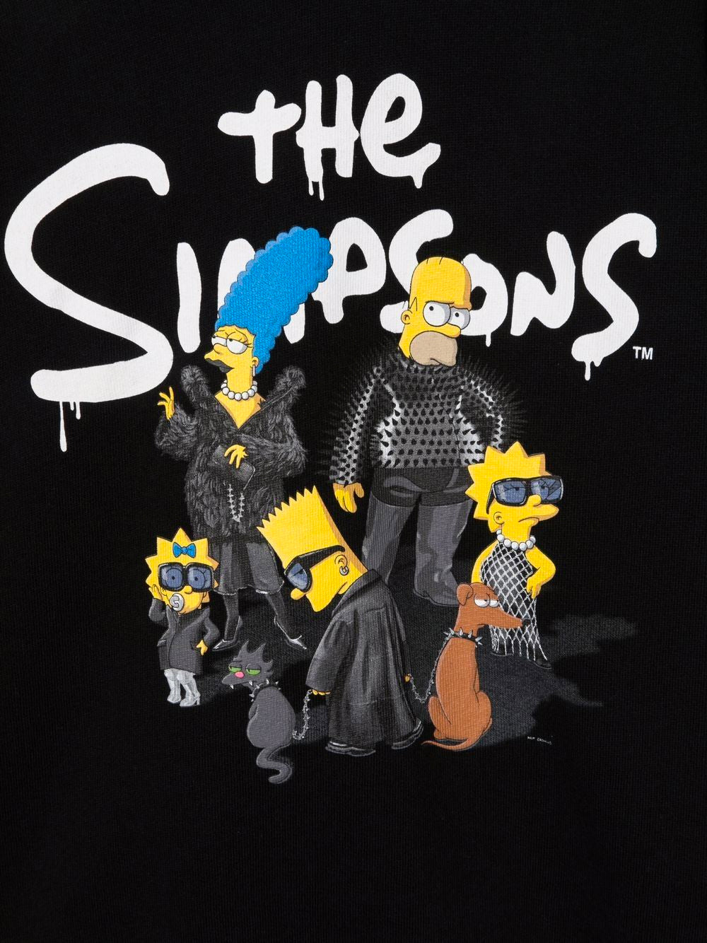 BALENCIAGA KIDS THE SIMPSONS TM & © 20TH TELEVISION Hoodie Black