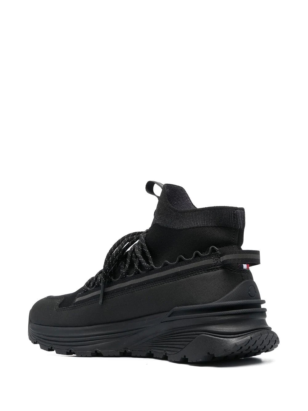 MONCLER Monte Runner High-Top Sneakers Black - MAISONDEFASHION.COM