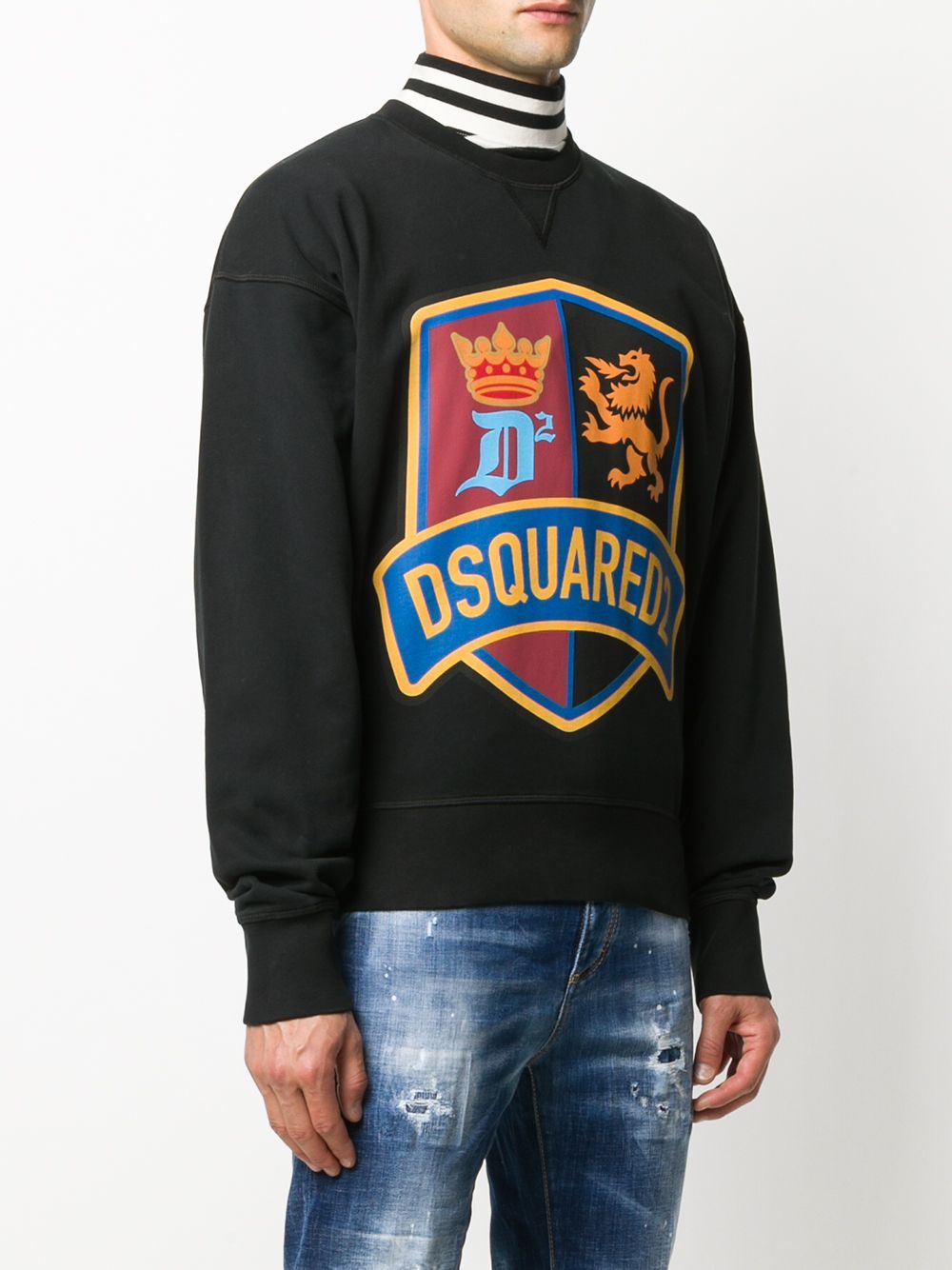 DSQUARED2 Logo Crest Sweatshirt - Maison De Fashion 