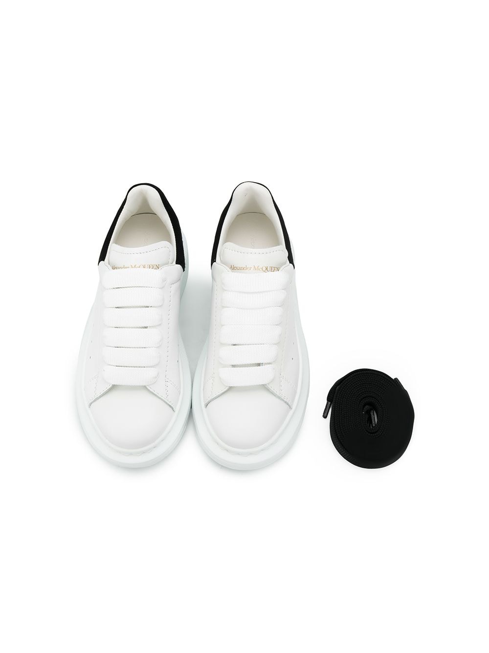 ALEXANDER MCQUEEN KIDS Oversized Sole Sneakers White - MAISONDEFASHION.COM