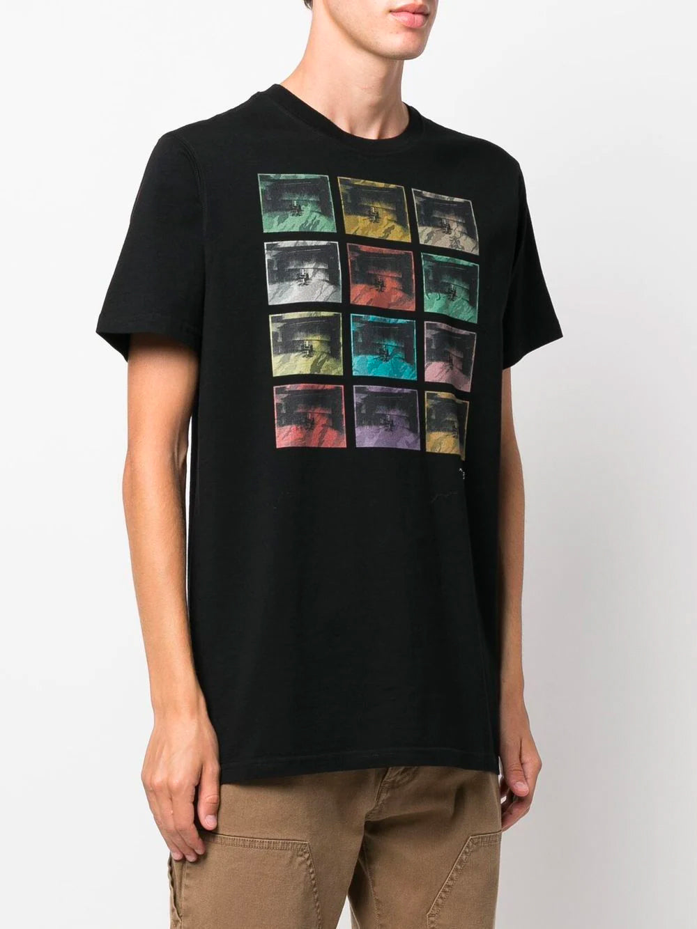 MAHARISHI Camo Electric Chair T-Shirt Black - MAISONDEFASHION.COM