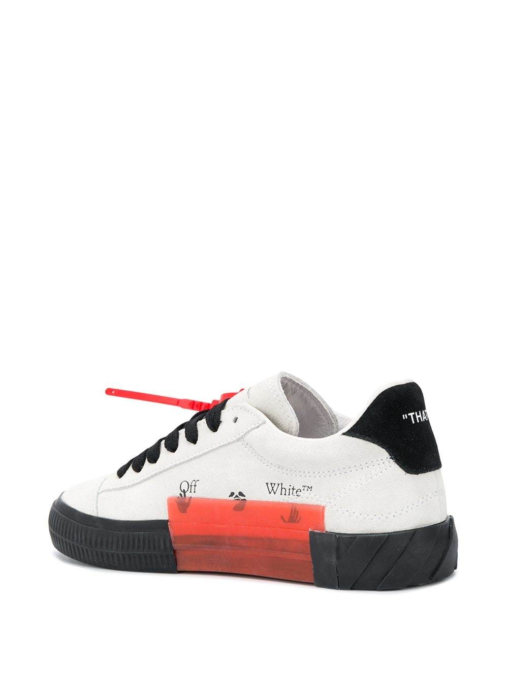 OFF-WHITE Women New Arrow Low Vulcanized Sneakers White - Maison De Fashion 