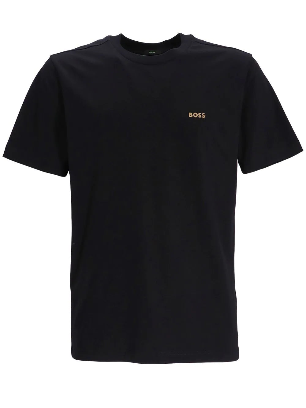 BOSS Logo-print Cotton T-shirt Black - MAISONDEFASHION.COM