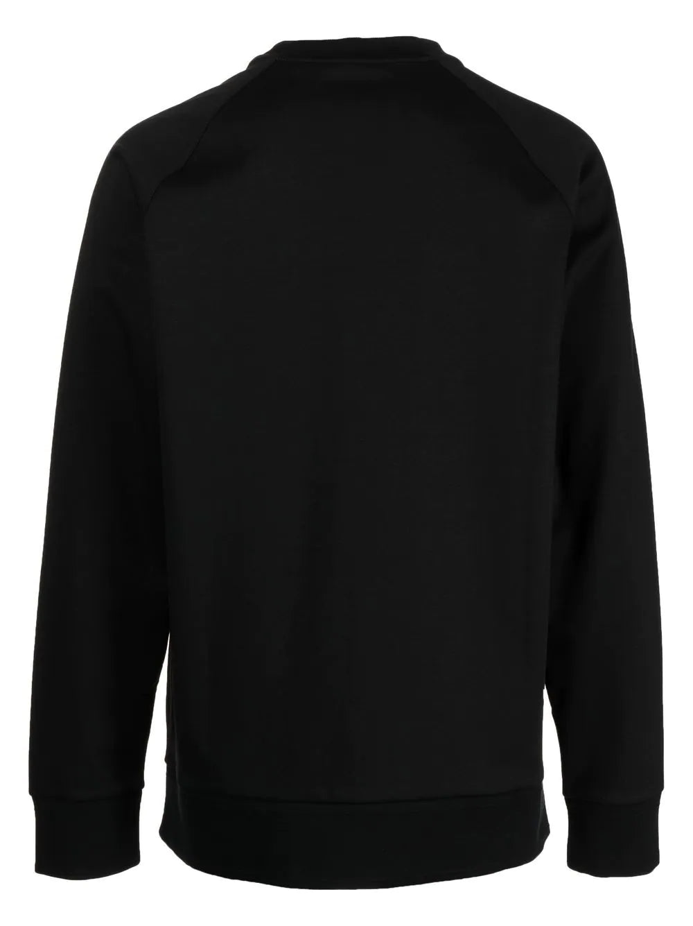 BOSS Logo-patch Sweatshirt Black - MAISONDEFASHION.COM