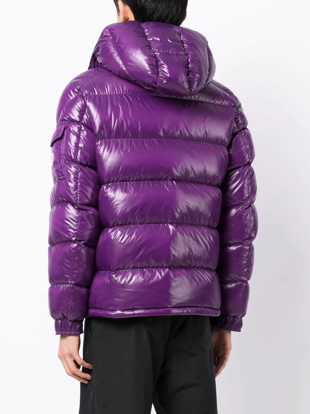 MONCLER 紫色 フード付きジャケット 18M MONCLER Size 00 Purple Down Jacket | eBay