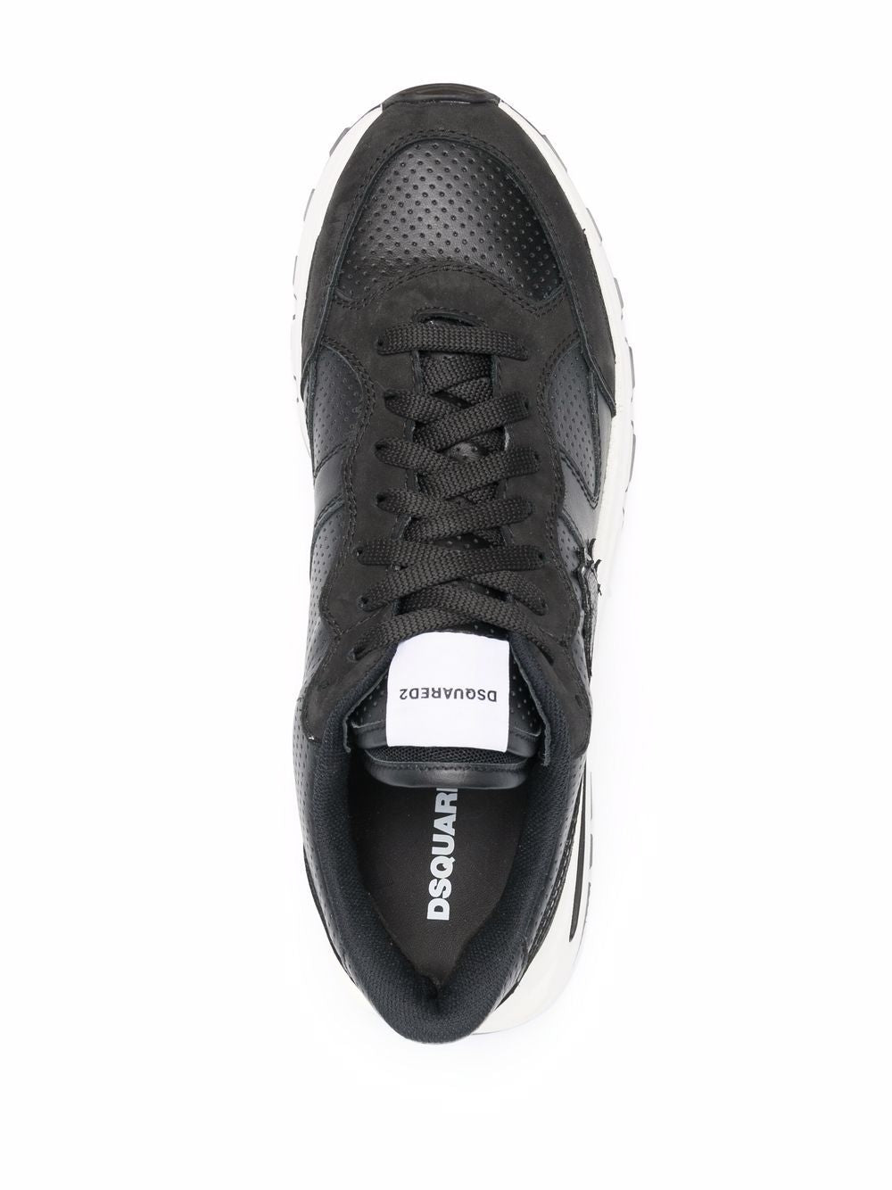 DSQUARED2 Run DS2 Sneakers Black - MAISONDEFASHION.COM