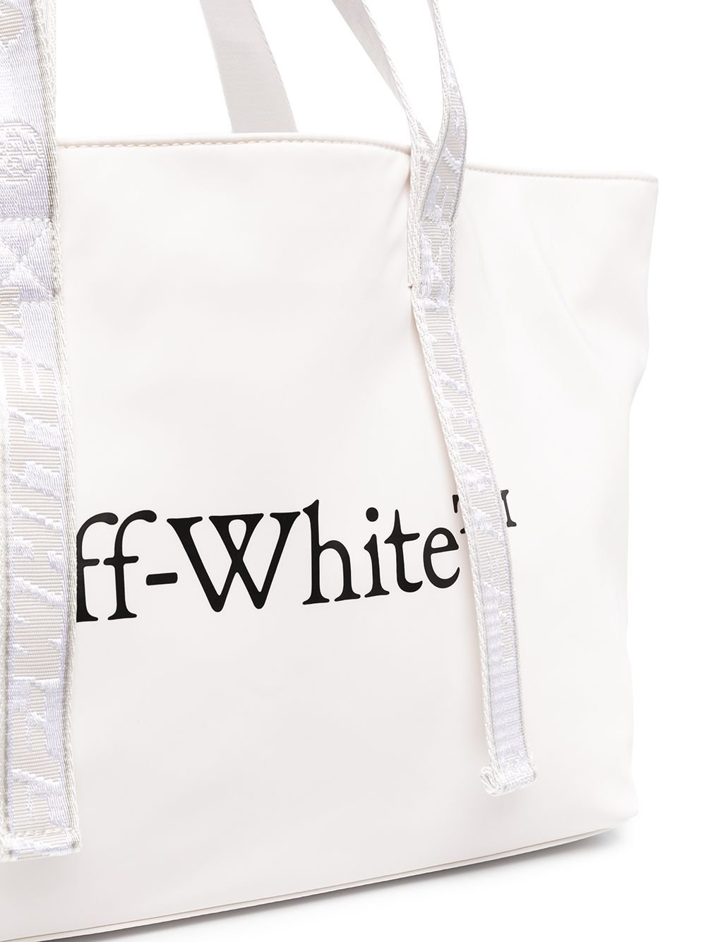 OFF-WHITE Small Commercial tote bag White - MAISONDEFASHION.COM