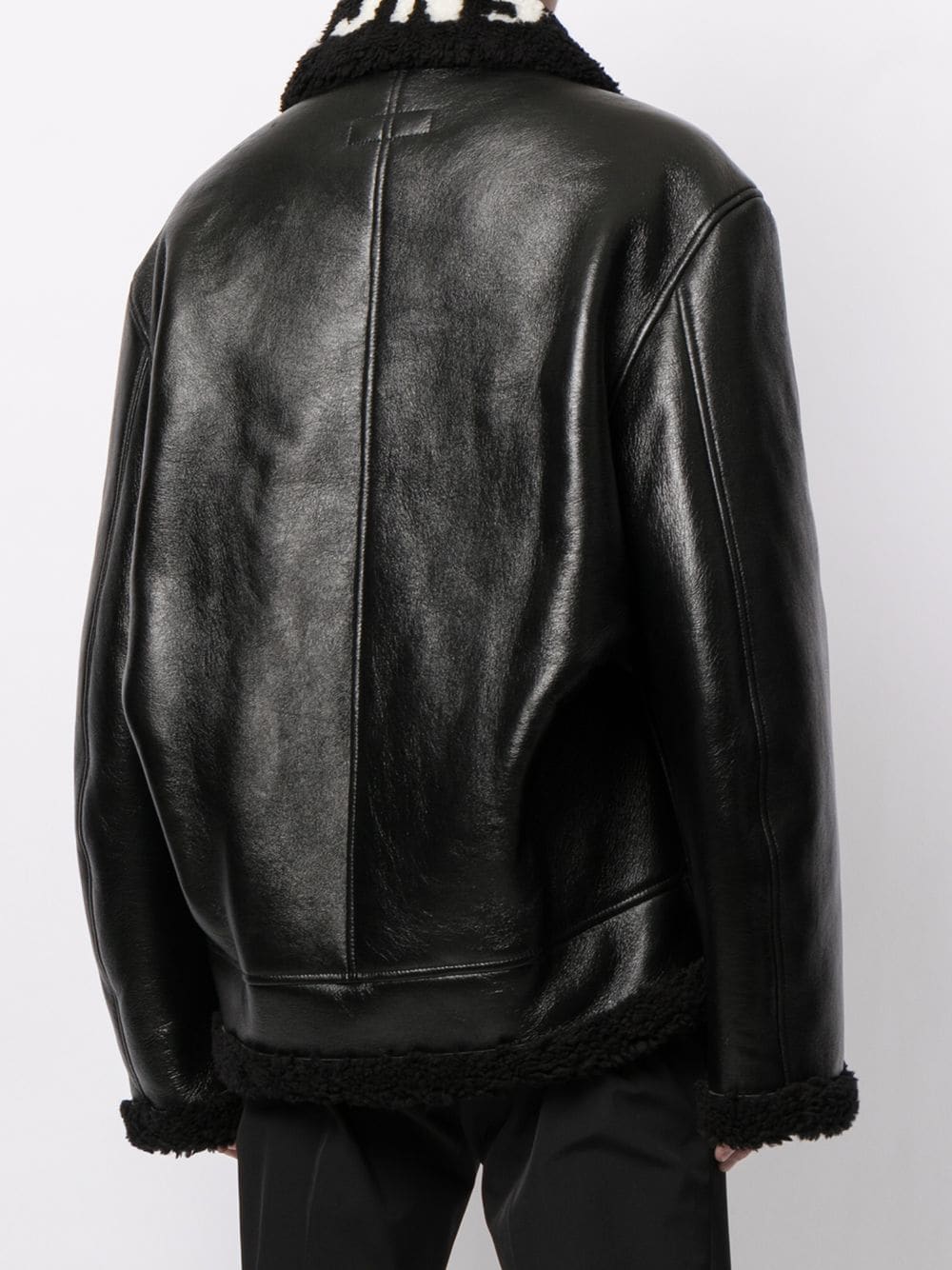 BALENCIAGA Cocoon Aviator Jacket Black - MAISONDEFASHION.COM