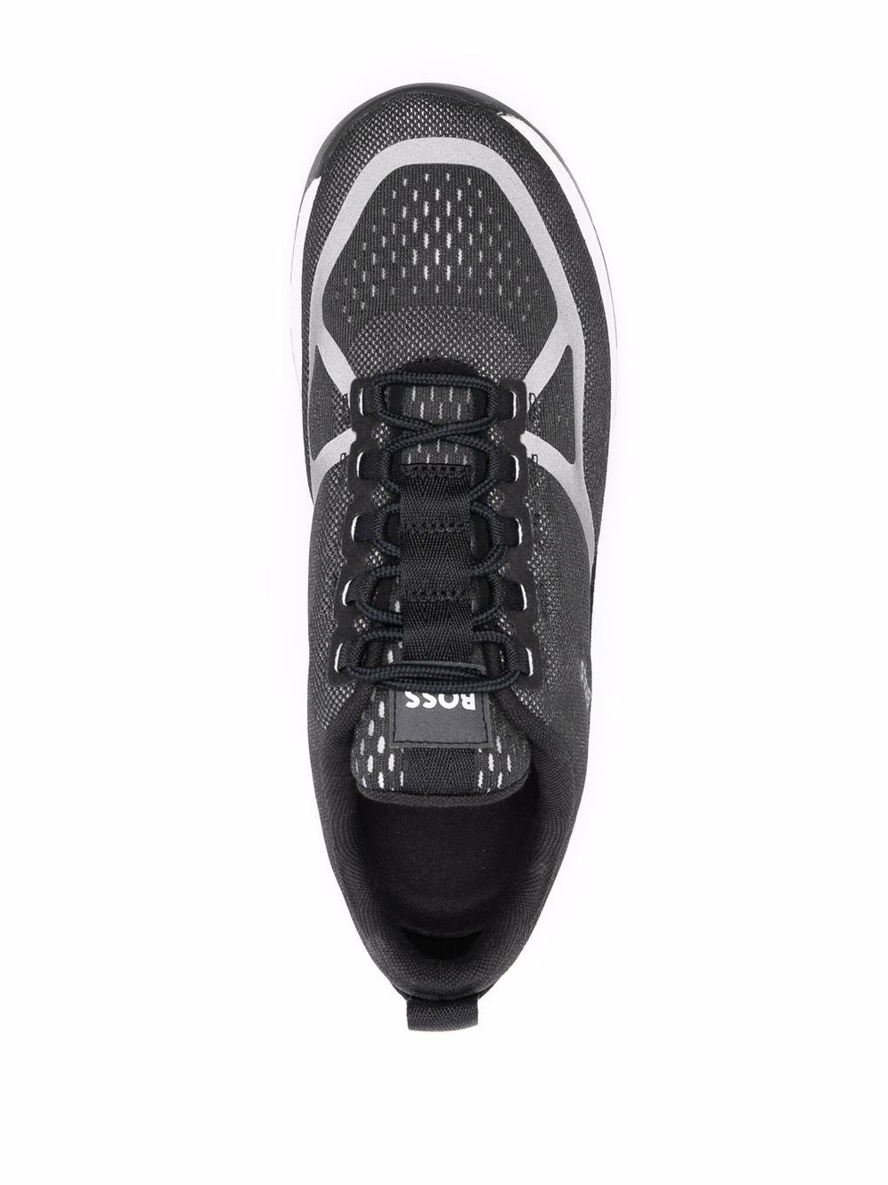 BOSS Logo-print low-top sneakers Black - MAISONDEFASHION.COM