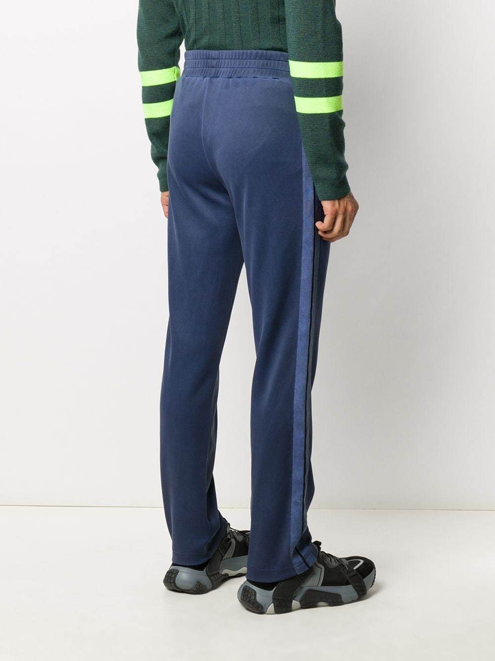 PALM ANGELS Garment Dyed Track Pants Blue - Maison De Fashion 