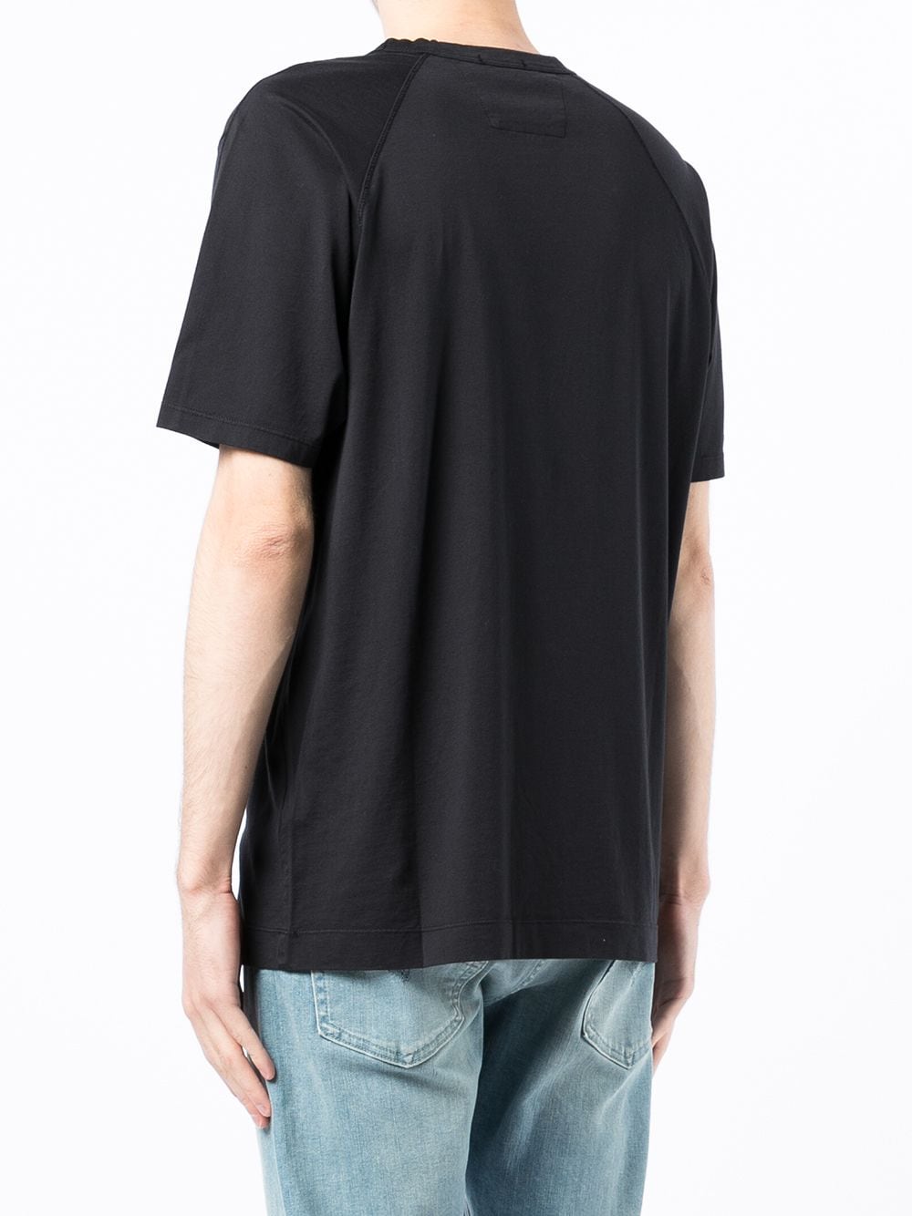 C.P. COMPANY Logo-print cotton T-shirt Black - MAISONDEFASHION.COM