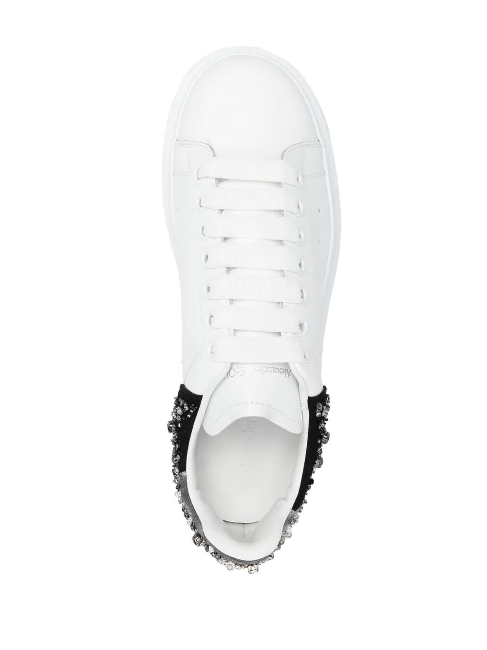 Alexander McQueen Emb Oversized Low Top Sneakers White - MAISONDEFASHION.COM