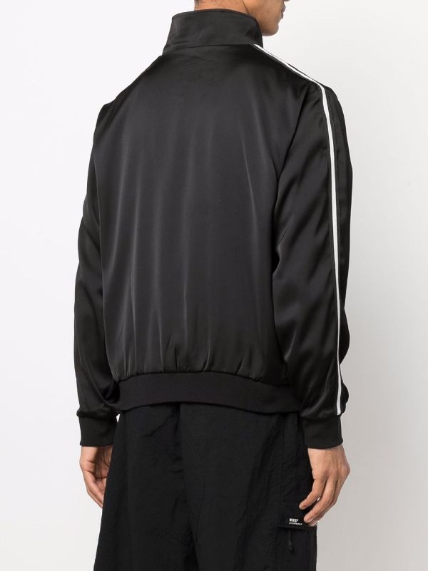 BEL-AIR ATHLETICS Academy Crest Jacket Black - MAISONDEFASHION.COM