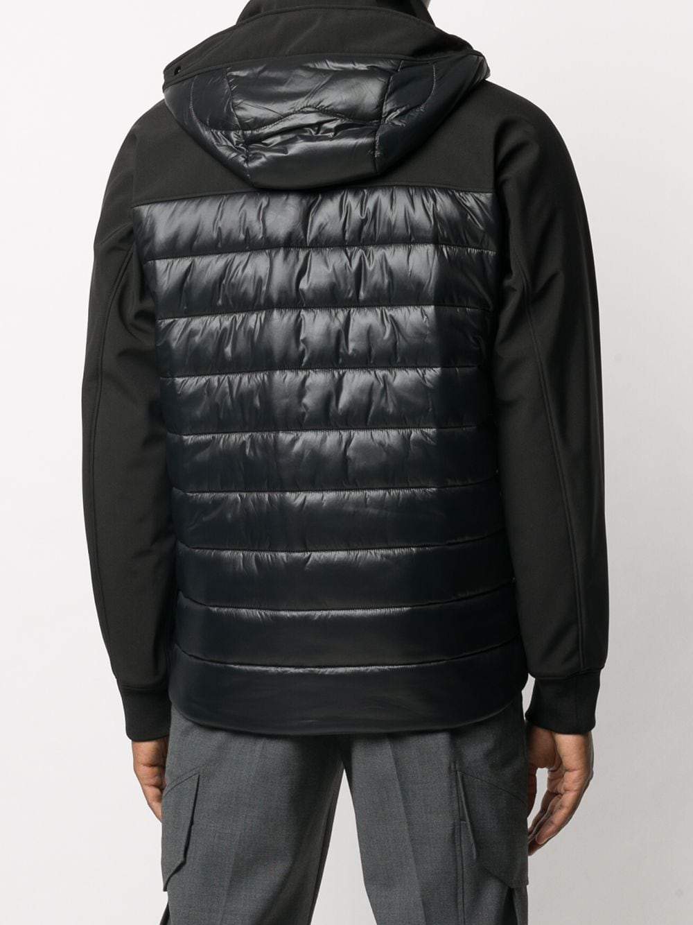 C.P. COMPANY Logo Down Jacket Black - Maison De Fashion 