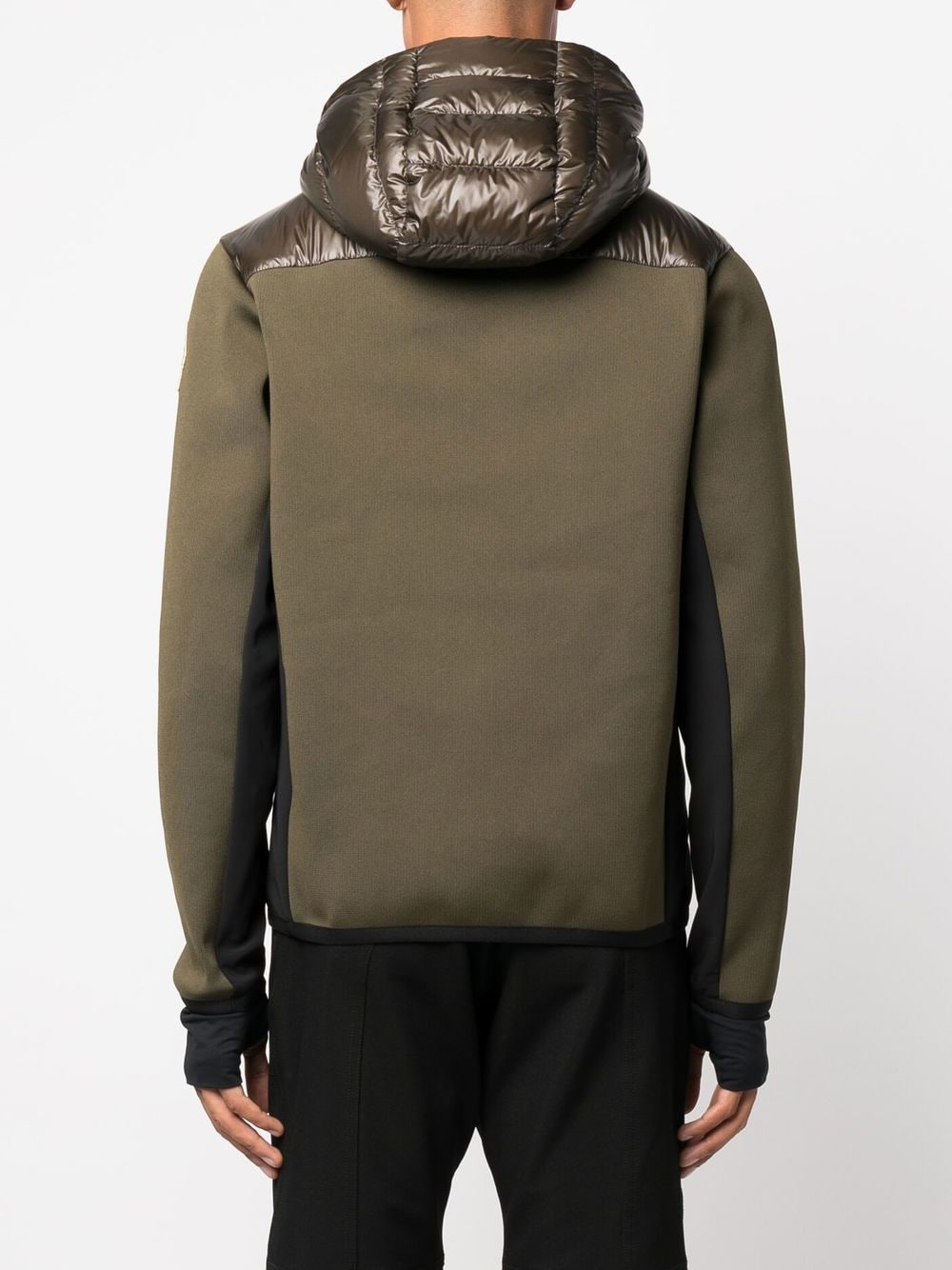 MONCLER GRENOBLE Padded Hoodie Green - MAISONDEFASHION.COM