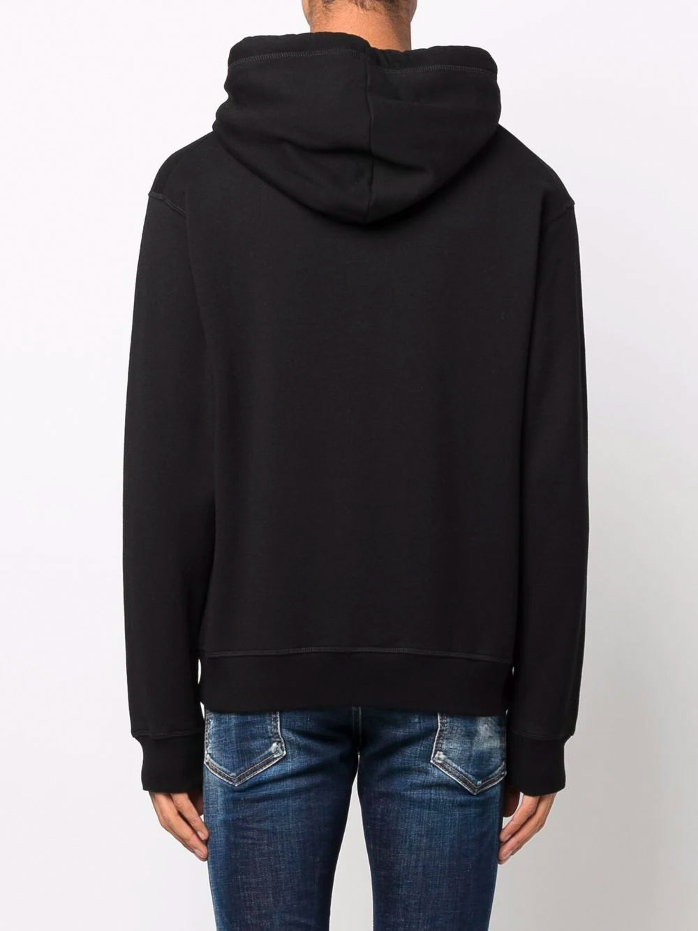 DSQUARED2 Icon Logo Hoodie Black - MAISONDEFASHION.COM