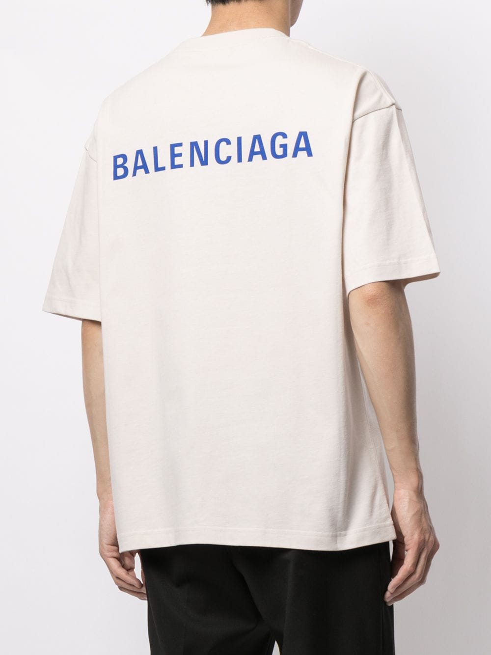 BALENCIAGA Logo T-Shirt Purple Maison De Fashion
