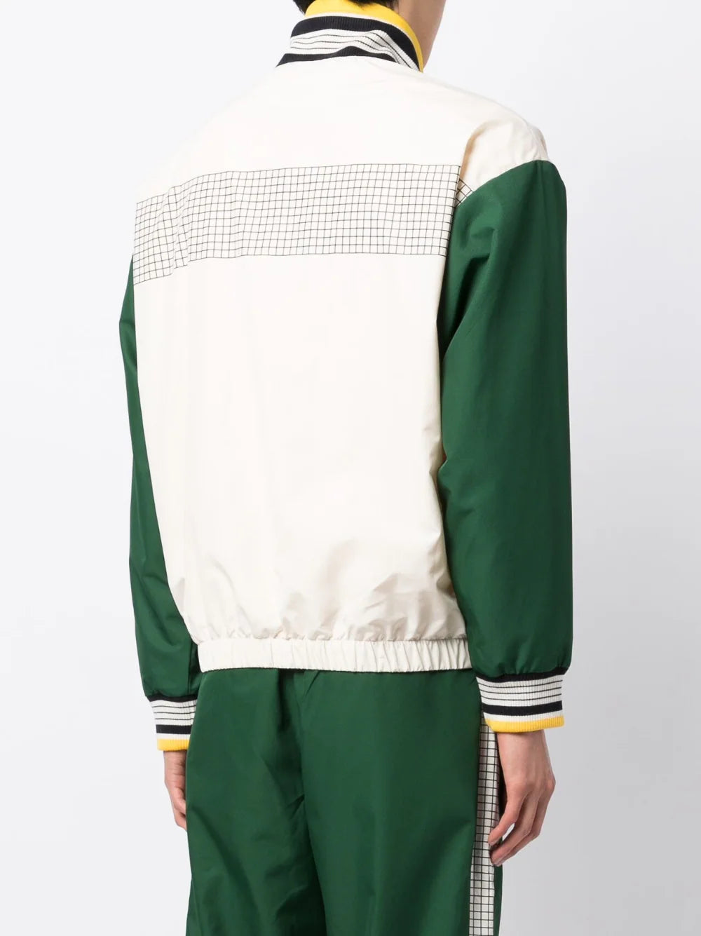 LACOSTE Recycled Polyester Track Jacket Lapland/Green - MAISONDEFASHION.COM