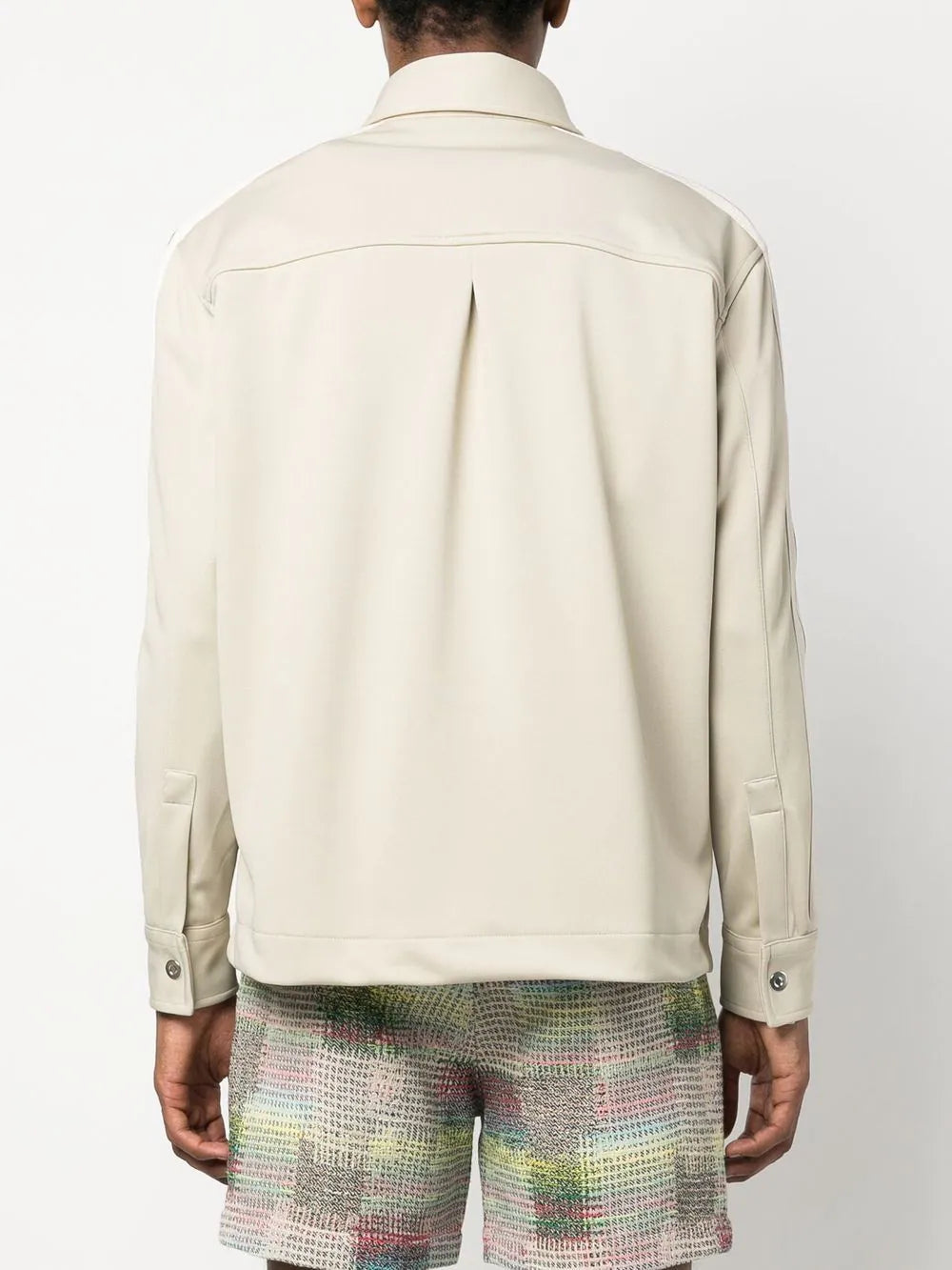 PALM ANGELS Track Shirt Beige - MAISONDEFASHION.COM