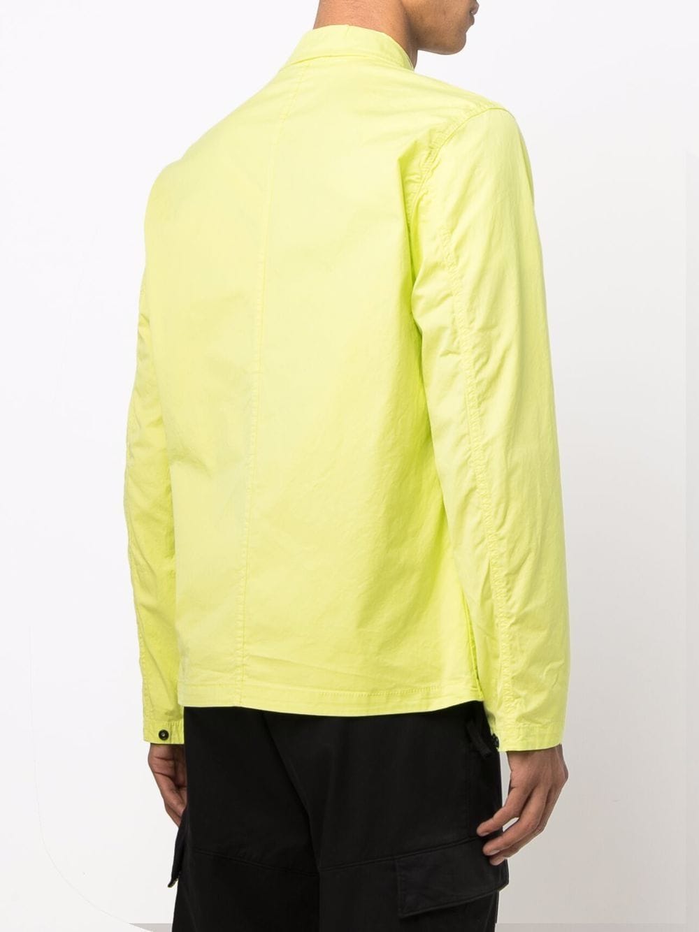 STONE ISLAND Overshirt Jacket Yellow - MAISONDEFASHION.COM