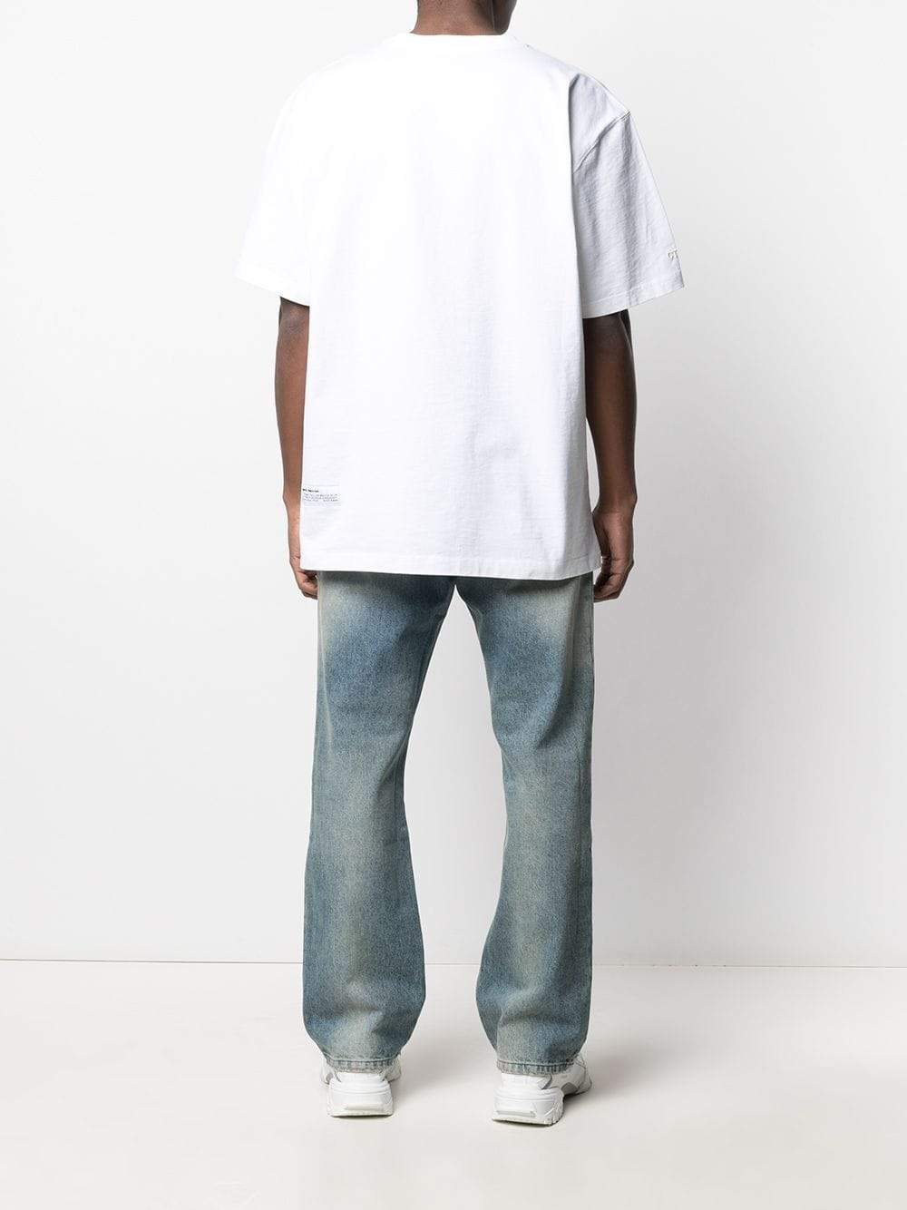 Heron Preston Nightshift Heron T-Shirt White - MAISONDEFASHION.COM