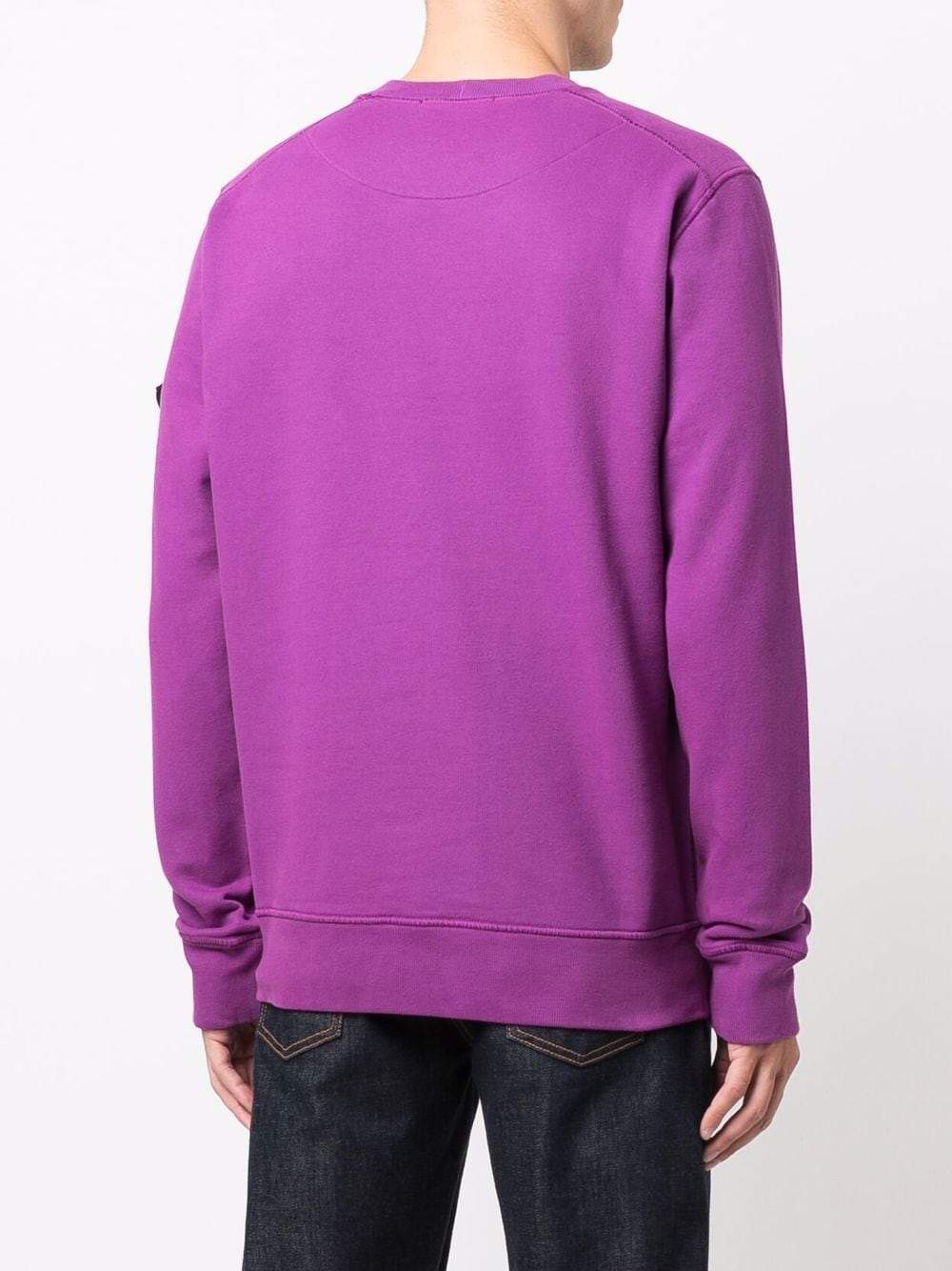 STONE ISLAND Sweatshirt Purple - MAISONDEFASHION.COM
