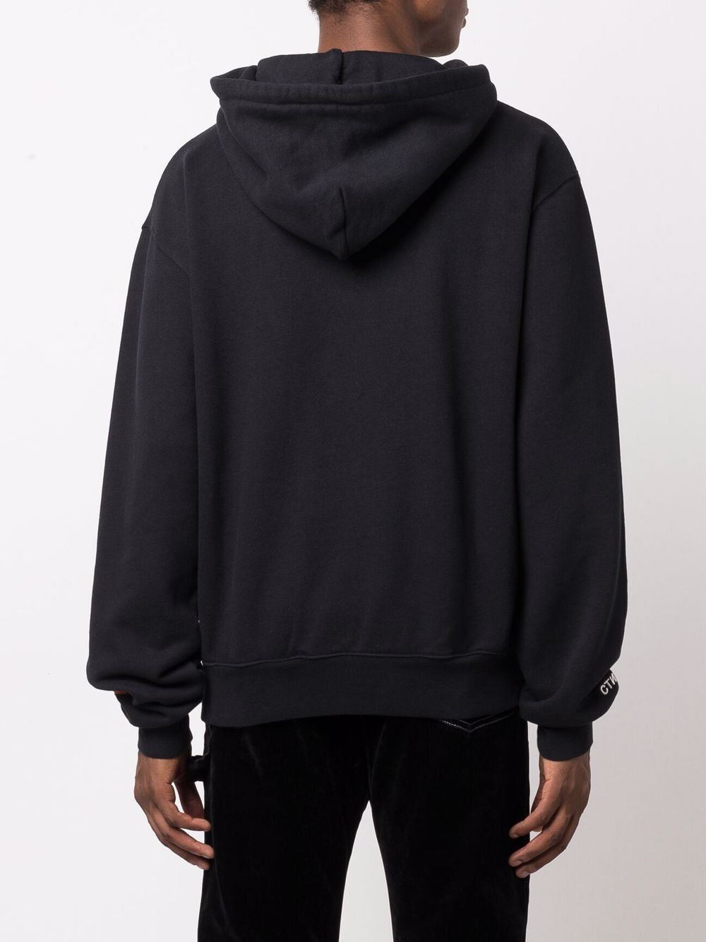 HERON PRESTON Censored Heron Graphic Hoodie Black