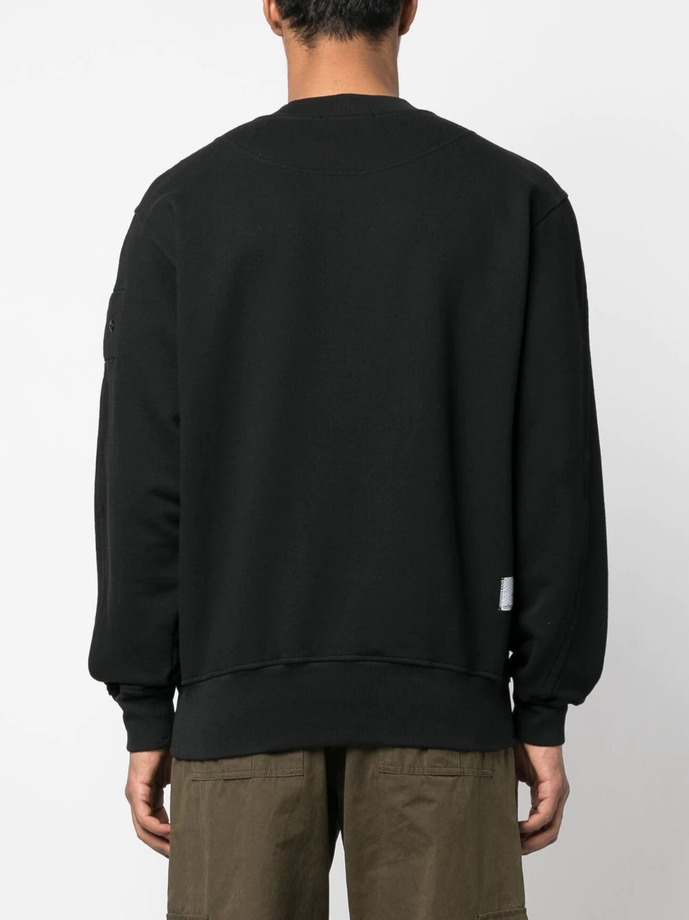 STONE ISLAND SHADOW PROJECT Logo Patch Sweatshirt Black STONE ISLAND SHADOW PROJECT Logo Patch Sweatshirt Black