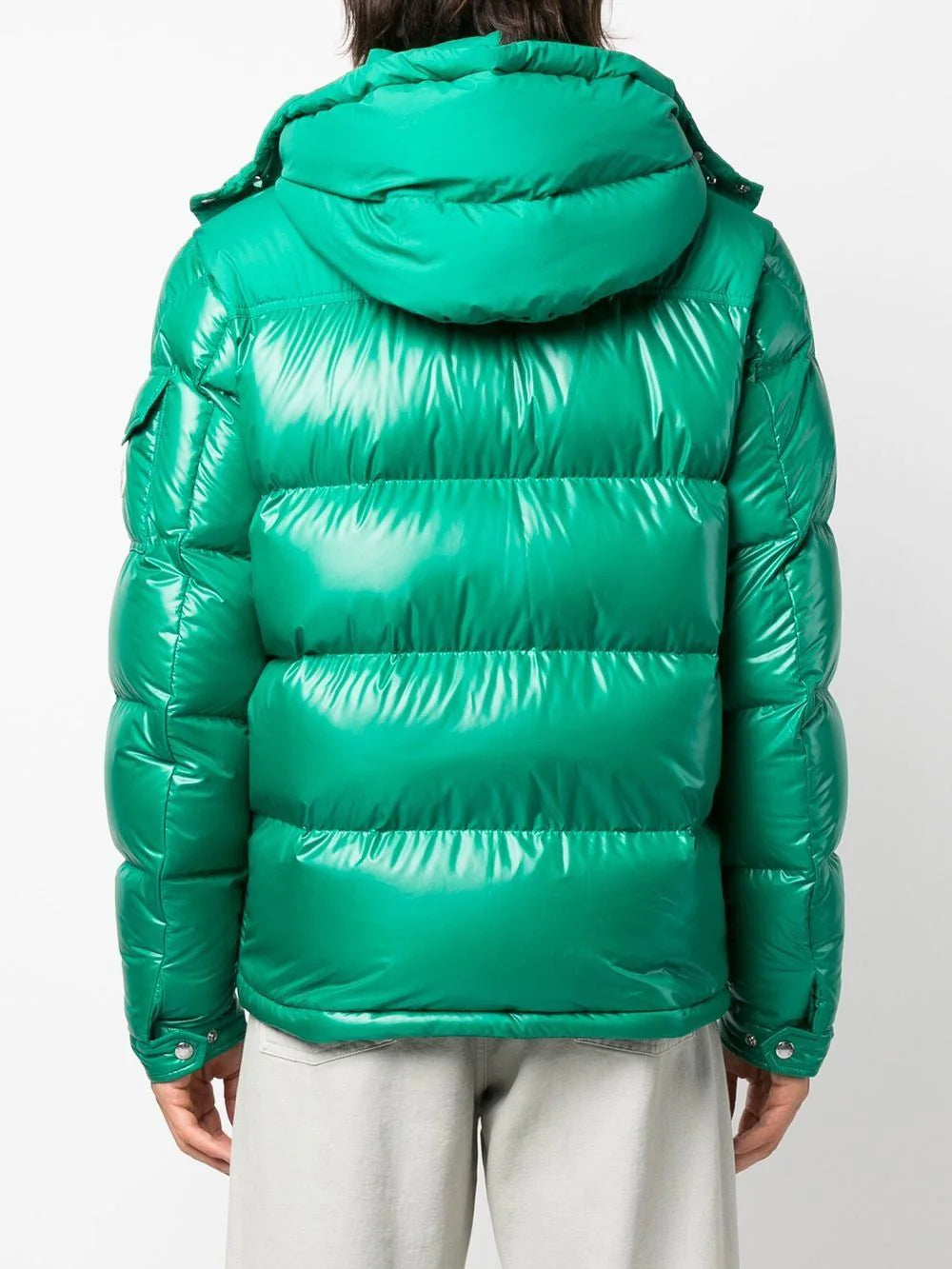 MONCLER Masaya Padded Jacket Green - MAISONDEFASHION.COM