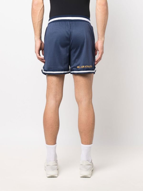 BEL-AIR ATHLETICS Track Shorts Navy - MAISONDEFASHION.COM