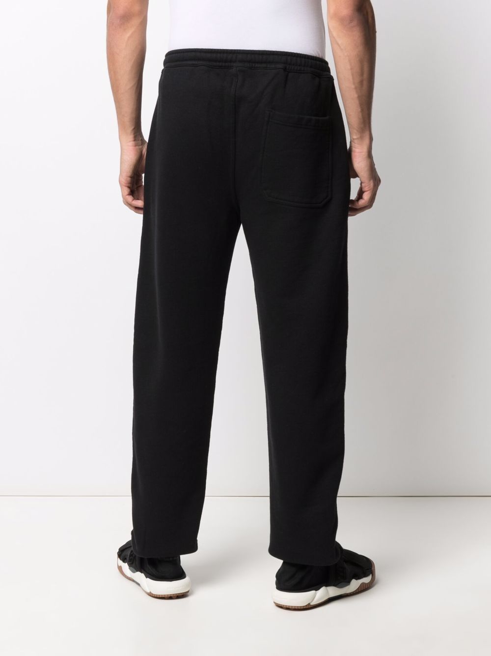 MAHARISHI Miltype straight-leg cotton joggers Black - MAISONDEFASHION.COM