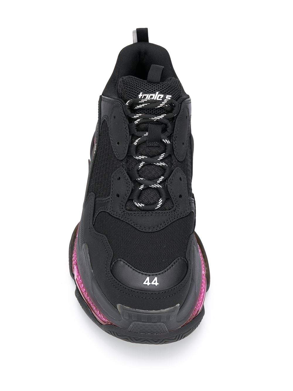 BALENCIAGA Triple S Clearsole Sneaker Black/Pink - Maison De Fashion 