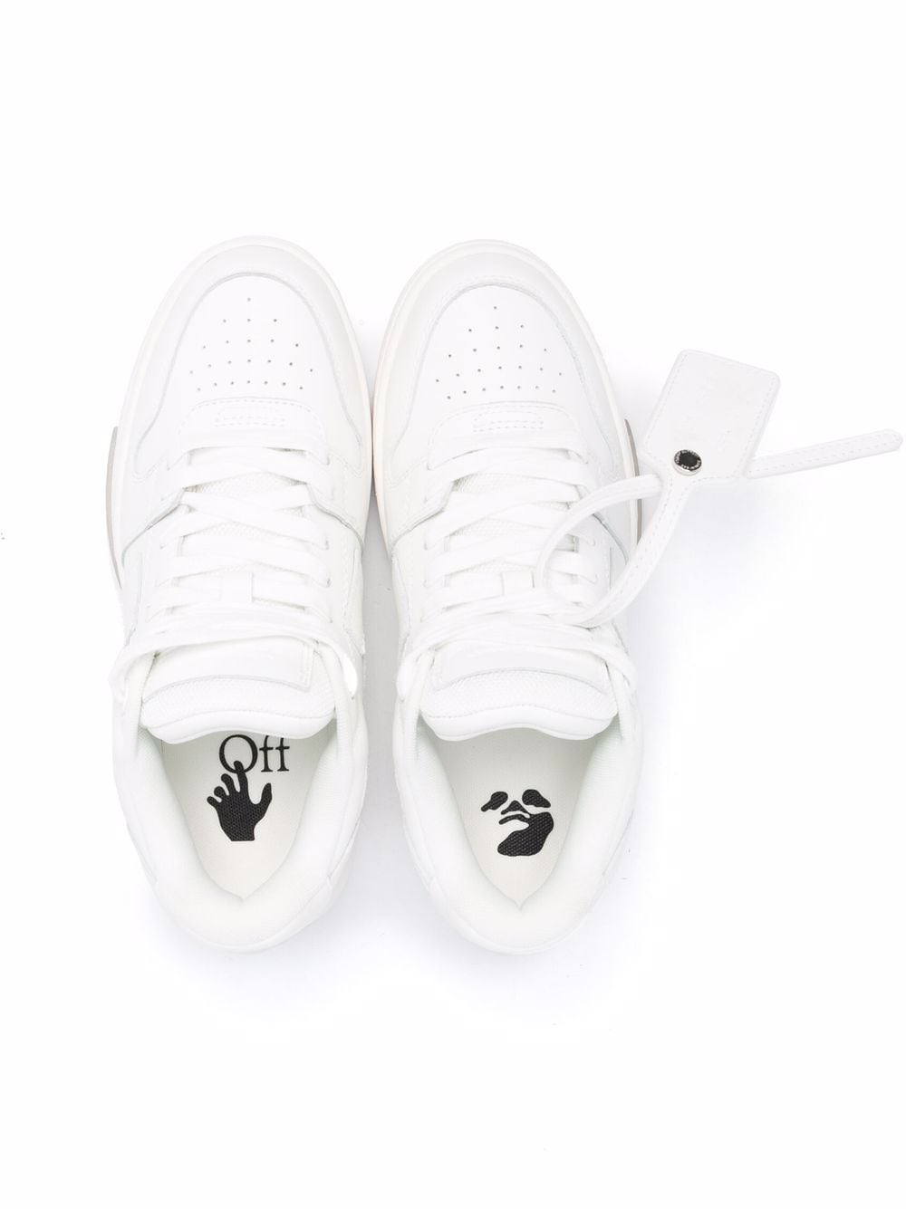 OFF-WHITE WOMEN Out Of Office Sneakers White - MAISONDEFASHION.COM