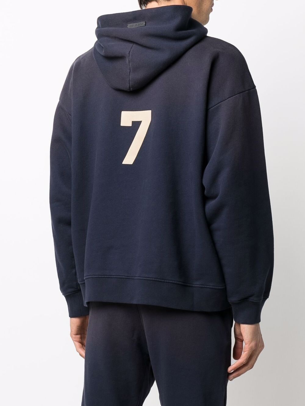 FEAR OF GOD 7 Hoodie Navy - MAISONDEFASHION.COM