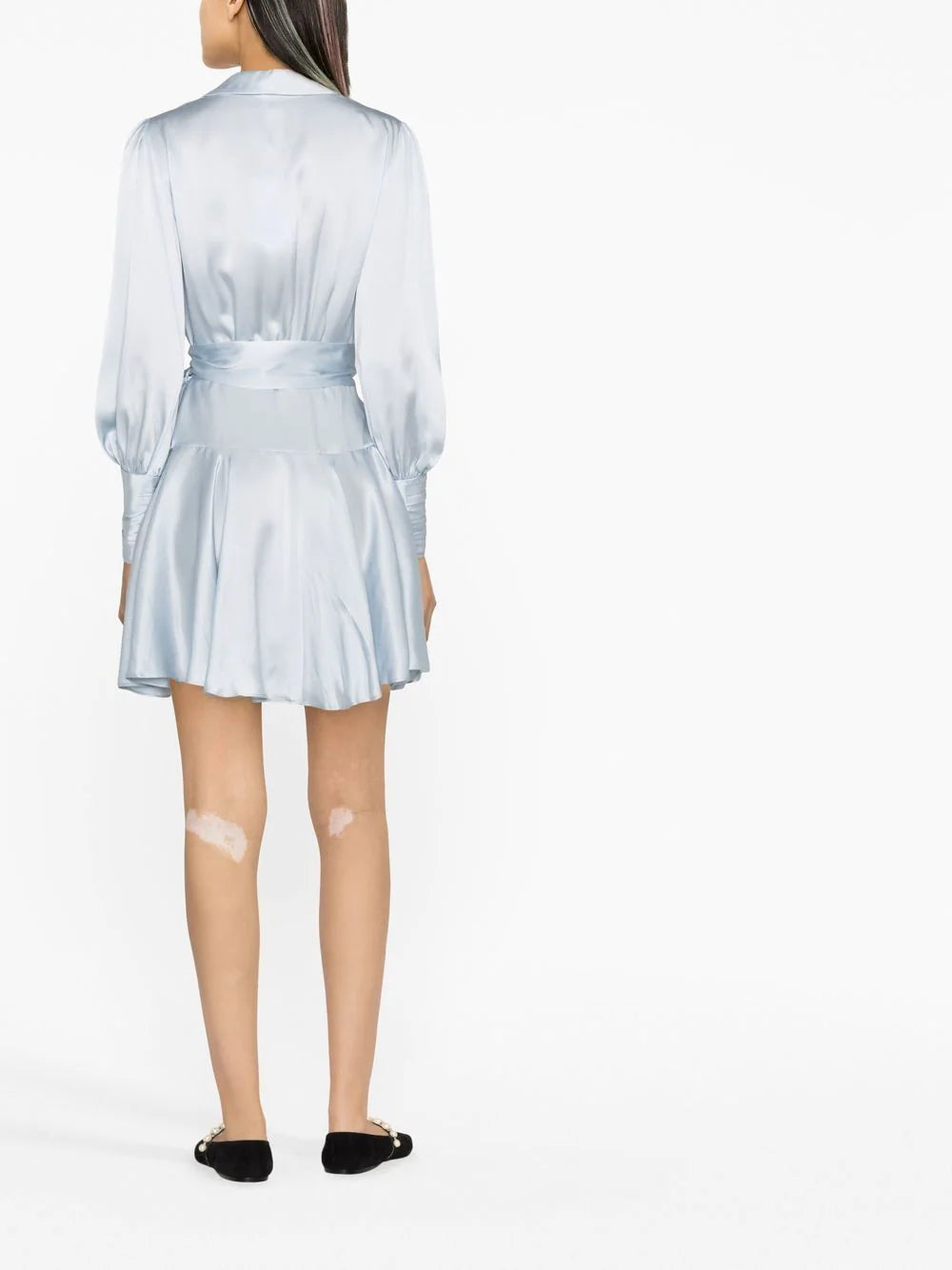 zimmermann silk flounce mini dress ZIMMERMANN Winsome Flounce Dress Silk Ruffle Layer Mini Size 1