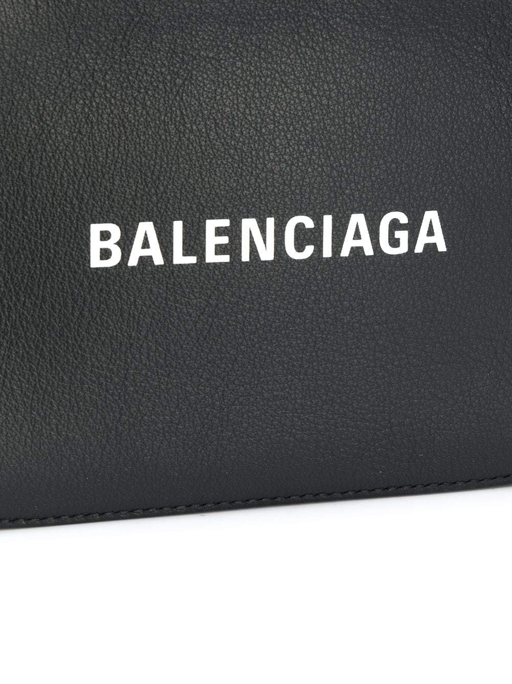 BALENCIAGA "XS" Logo Camera Bag Black - MAISONDEFASHION.COM