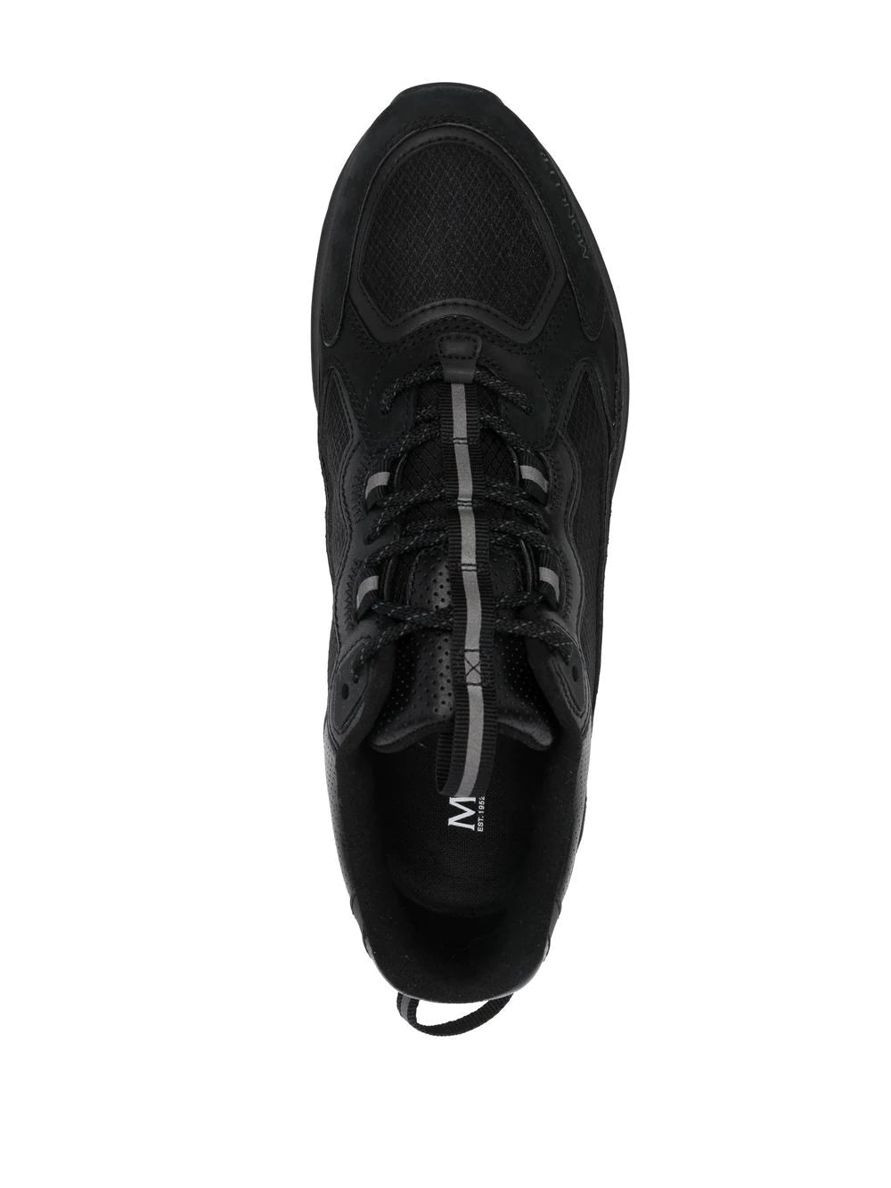 MONCLER Lite Runner Low-Top Sneakers Black - MAISONDEFASHION.COM