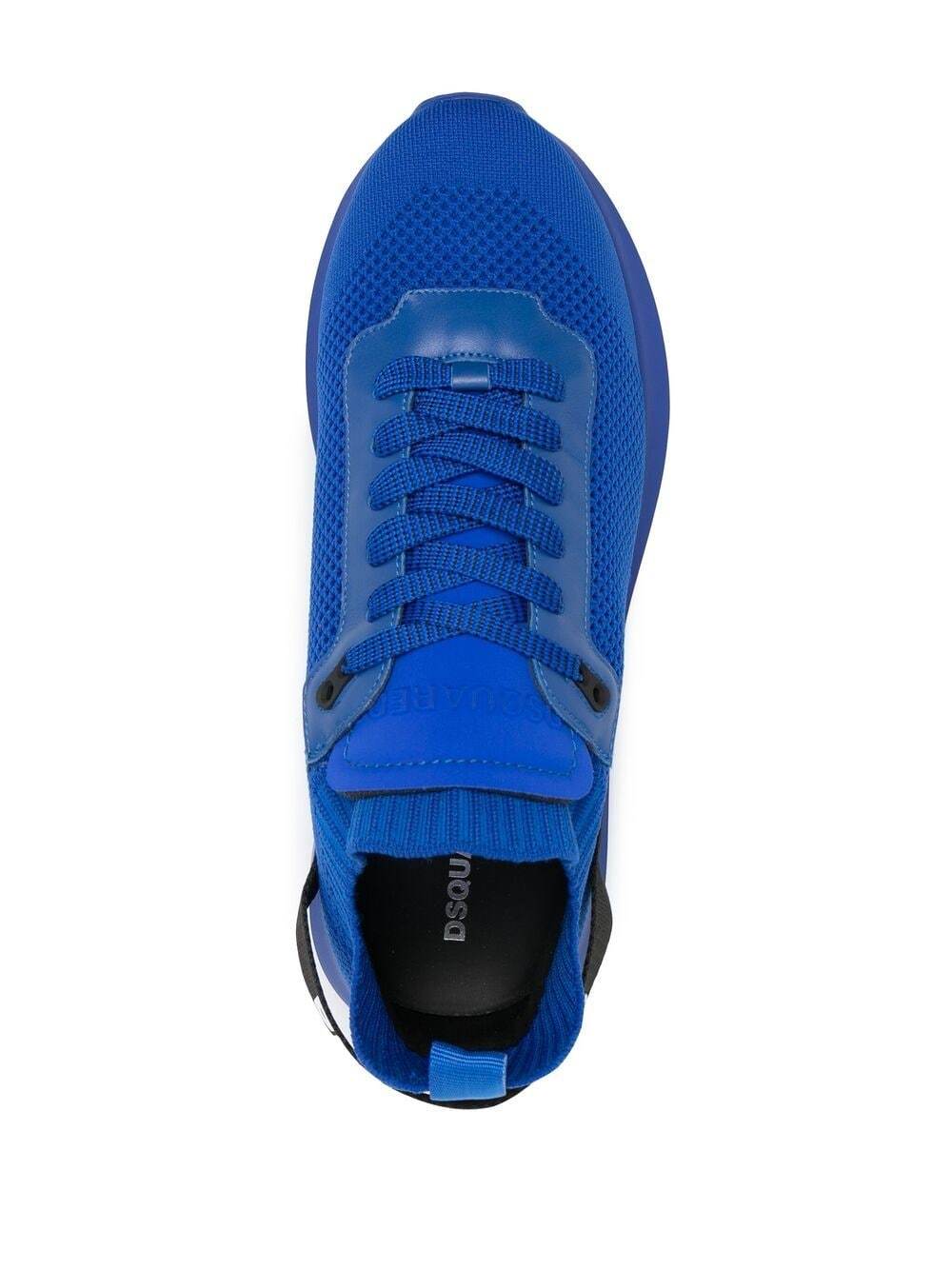 DSQUARED2 Speedster Low Top Sneakers Blue - MAISONDEFASHION.COM
