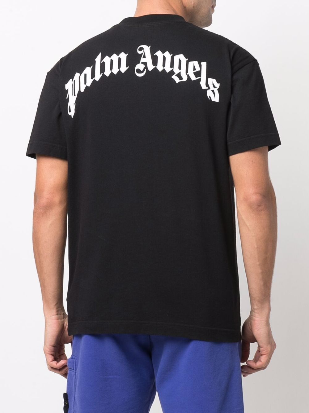 PALM ANGELS Bear Graphic T-Shirt Black - MAISONDEFASHION.COM