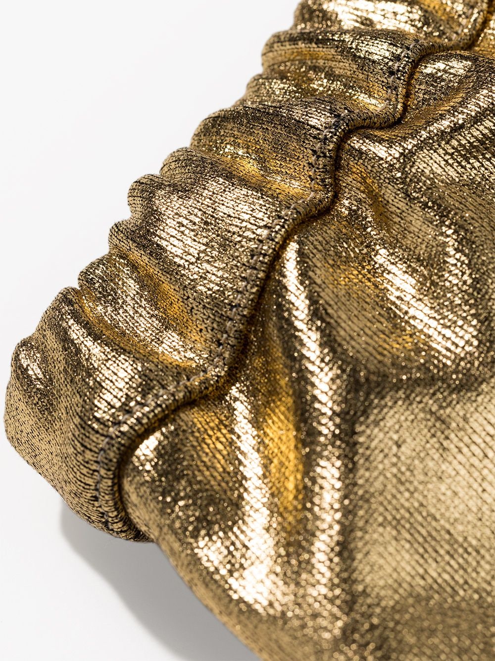 BALMAIN BABY Metallic button-embellished shorts Gold - MAISONDEFASHION.COM