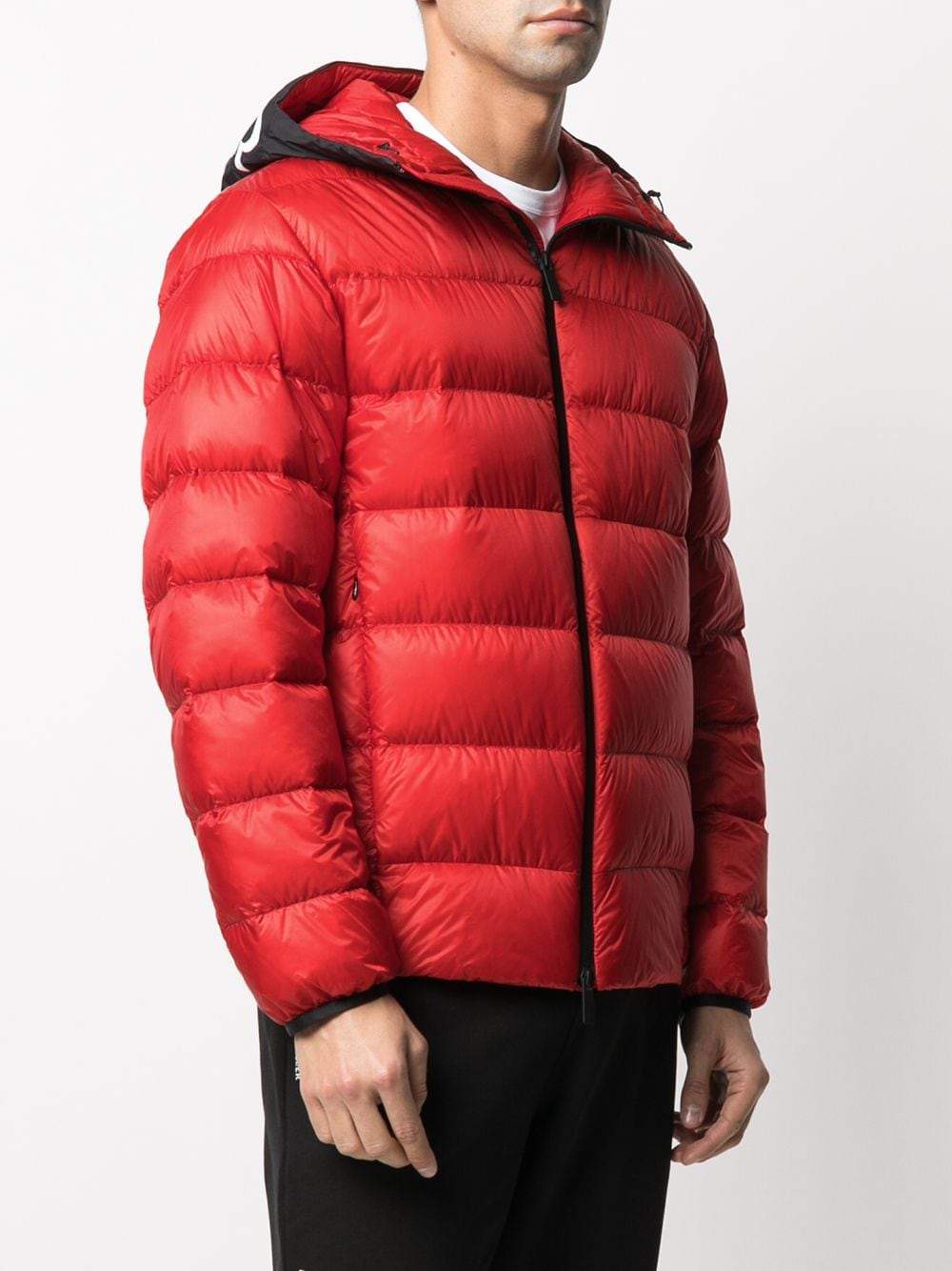 MONCLER Provins Padded Jacket Red - MAISONDEFASHION.COM