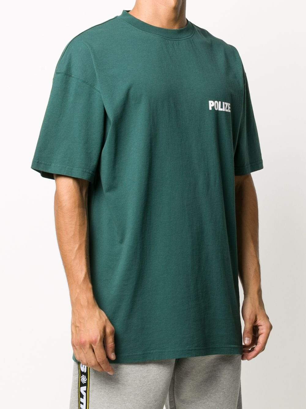 VETEMENTS polizei logo t-shirt green - Maison De Fashion 