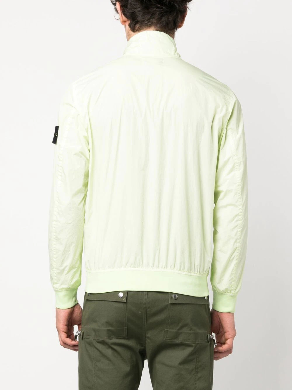 STONE ISLAND Lightweight Jacket Fluo Yellow - MAISONDEFASHION.COM